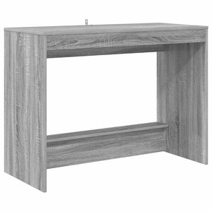 vidaXL Bureau de lit Gris Sonoma 100 x 45 x 75 cm Bois d'ing&eacute;nierie
