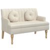 vidaXL Banc avec coussins 113x64,5x75,5 cm lin