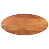 vidaXL Dessus de table 120x60x2,5 cm ovale bois massif d'acacia