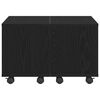 vidaXL Table basse Chêne noir 60 x 60 x 38 cm Bois d'ingénierie