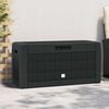 vidaXL Boîte de stockage jardin Anthracite 119x48x60 cm Polypropylène