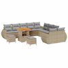 vidaXL Ensemble de canap&eacute; de jardin 13 pc 13-Nombre de places