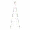 vidaXL Arbre de No&euml;l LED avec piquets au sol EKENAS 250 cm 390 LED