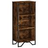 vidaXL Biblioth&egrave;que ch&ecirc;ne fum&eacute; 50x31x106 cm bois d'ing&eacute;nierie