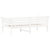 vidaXL Lit de jour sans matelas blanc 75x190 cm bois de pin massif