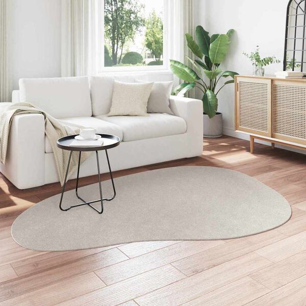 vidaXL Tapis de surface HUARTE Couleur sable 140 x 200 cm Polyester
