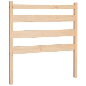 vidaXL T&ecirc;te de lit 81x4x100 cm Bois massif de pin