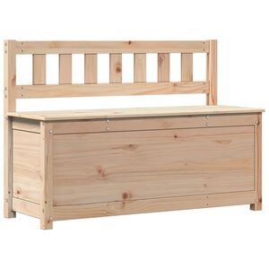 vidaXL Banc 110x41x76,5 cm Bois de pin massif