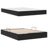 vidaXL Lit avec rangement et matelas Noir 140 x 190 cm Velours