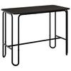 vidaXL Table de salle &agrave; manger / Table de repas 100 x 50 x 75 cm Noir