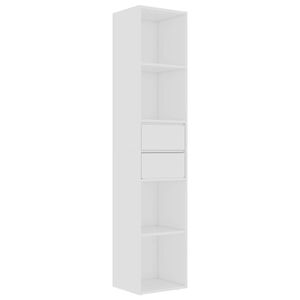 vidaXL Biblioth&egrave;que Blanc 36x30x171 cm Bois d'ing&eacute;nierie