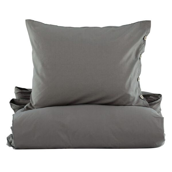 Venture Home Ensemble de lit Joar 200x150 cm Coton Gris fonc&eacute;