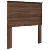 vidaXL Cadre de lit Ch&ecirc;ne brun 75 x 190 cm Bois de pin massif