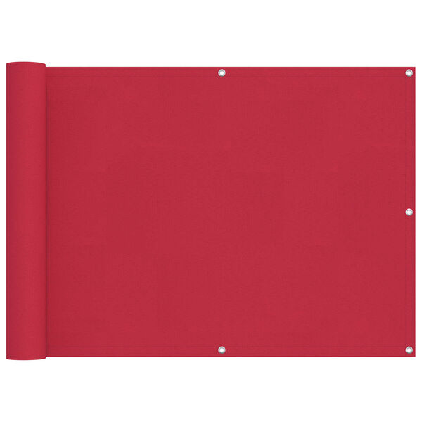 vidaXL &Eacute;cran de balcon Bordeaux 75 x 300 cm Tissu Oxford