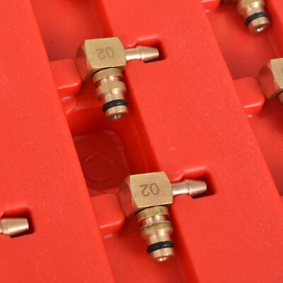 vidaXL Kit de débitmètre diesel et adaptateur Rail commun 8 cylindres