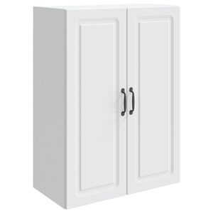 vidaXL Armoire Murale 66 x 34,5 x 90 cm Bois d'ing&eacute;nierie Blanc