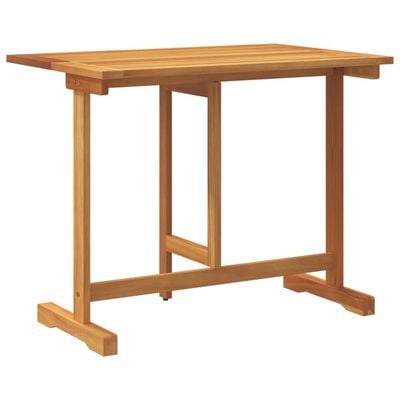 vidaXL Table pliable de balcon 90x60x72 cm bois d'acacia solide