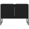 vidaXL Meuble de Lavabo de Salle de Bain Chêne noir 80 x 30 x 60 cm