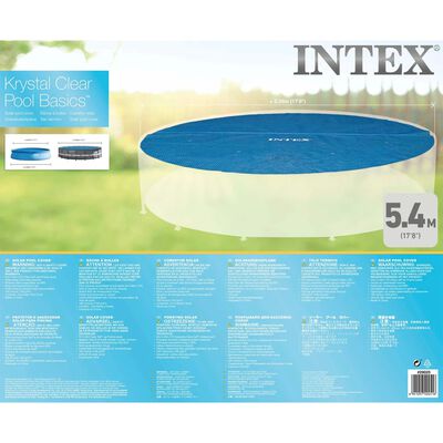 Intex Couverture solaire de piscine ronde 549 cm 29025