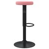 vidaXL Tabourets de bar lot de 2 rose velours
