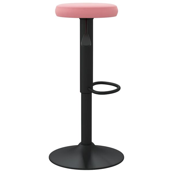 vidaXL Tabourets de bar lot de 2 rose velours