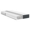 vidaXL Matelas de Lit avec matelas Gris 90 x 200 cm tissu