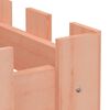 vidaXL Lit sur&eacute;lev&eacute; de jardin design de cl&ocirc;ture bois douglas massif