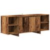 vidaXL Meuble TV vieux bois 130x35x50 cm bois d'ing&eacute;nierie