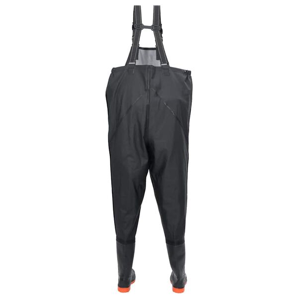 vidaXL Cuissardes avec bottes noir taille 44