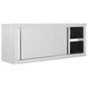 vidaXL Armoire de cuisine avec portes coulissantes 120x40x50 cm Inox