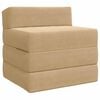 vidaXL Canap&eacute;-lit pliable 2 place Vert Gris 70 x 60 x 63 cm