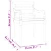 vidaXL Ensemble &agrave; manger de jardin coussins 7pcs Bois de teck solide