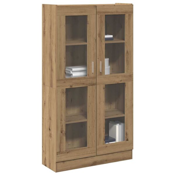 vidaXL Buffet haut Ch&ecirc;ne artisanal 82,5x30,5x150 cm Bois d'ing&eacute;nierie