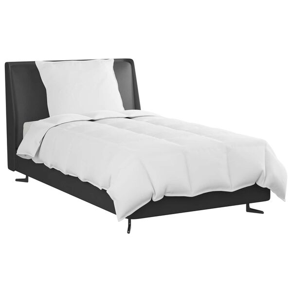 vidaXL Duvet d'&eacute;t&eacute; simple avec oreiller 2 pcs Blanc Plume de canard