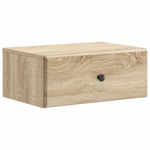 vidaXL Cabinet de chevet mural Ch&ecirc;ne Sonoma 49 x 34,5 x 20 cm