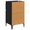 vidaXL Cabinet de chevet Ch&ecirc;ne noir 40 x 35 x 70 cm Bois d'ing&eacute;nierie