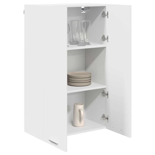 vidaXL Armoire suspendue Blanc 60 x 31 x 100 cm Bois d'ing&eacute;nierie