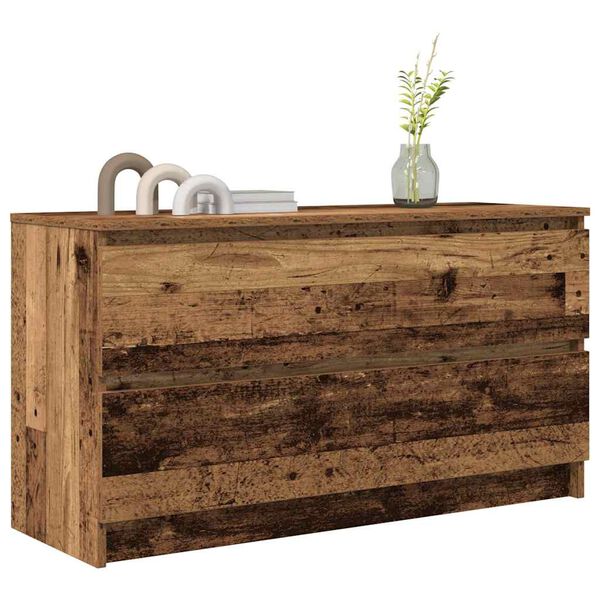 vidaXL Meuble TV vieux bois 100x35x54 cm bois d'ing&eacute;nierie