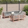 vidaXL Salon de jardin 7 pcs bois massif sapin de douglas