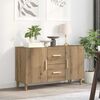 vidaXL Buffet ch&ecirc;ne artisanal 100x36x60 cm bois d'ing&eacute;nierie