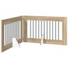 vidaXL Porte de chien pliable avec supports 2 pcs Ch&ecirc;ne Sonoma