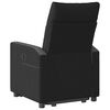 vidaXL Fauteuil inclinable noir tissu