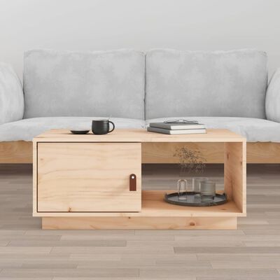 vidaXL Table basse 80x50x35,5 cm Bois massif de pin