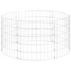 vidaXL Poteau &agrave; gabion circulaire Acier galvanis&eacute; &Oslash;100x50 cm