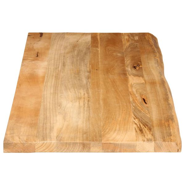 vidaXL Dessus de table &agrave; bord vivant 140x60x2,5cm bois massif manguier