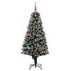 vidaXL Sapin de No&euml;l artificiel Vert 180 cm PVC, Acier et Plastique