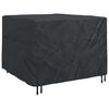vidaXL Housse pour meubles Noir 135 x 135 x 90 cm tissu Oxford 420D