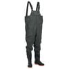 vidaXL Cuissardes avec bottes vert fonc&eacute; taille 40