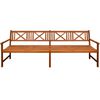 vidaXL Banc de jardin avec coussins 240 cm Bois solide d'acacia