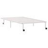 vidaXL Cadre de lit sans matelas pliable blanc 100x200 cm acier